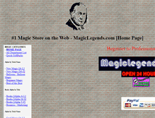 Tablet Screenshot of magiclegends.com